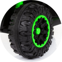 CHIPOLINO Odrážadlo so strieškou a vodiacou tyčou ATV Green