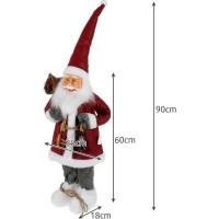 Vianočná dekoračná figúrka 60 cm - Santa Claus
