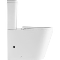 WC kombi, vyvýšené, vario odpad, kapotované, Smart Flush RIMLESS, keramické vr. sedátka