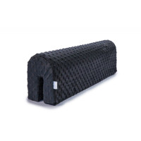 Chránič na detskú posteľ MINKY 120 cm - čierny