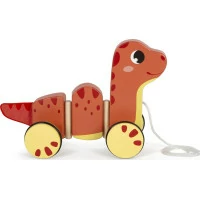 small foot Drevená ťahacia hračka Dino