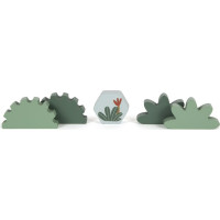 small foot Drevené kocky Dino