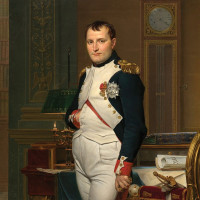GRAFIKA Štvorcové puzzle Cisár Napoleon vo svojej pracovni v Tuileries 1000 dielikov