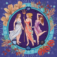 GRAFIKA Štvorcové puzzle Vodné znamenie 1000 dielikov