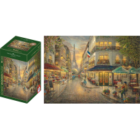SCHMIDT Drevené puzzle Parížska kaviareň 1000 dielikov