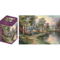 SCHMIDT Drevené puzzle Rodné jazero 1000 dielikov
