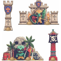 DJECO Giant puzzle Bitka 30 dielikov