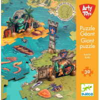 DJECO Giant puzzle Bitka 30 dielikov