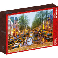 ALIPSON Puzzle Rozžiarený Amsterdam 1000 dielikov