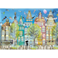 YAZZ Puzzle Belgické mesto 1000 dielikov