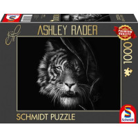 SCHMIDT Puzzle Divokosť tigra: Stelesnenie slobody 1000 dielikov
