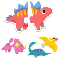 DJECO Puzzle Duo Dinosaury 10x2 dieliky