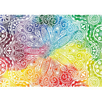 YAZZ Puzzle Kvetinová mandala 1000 dielikov YAZZ Puzzle Kvetinová mandala 1000 dielikov