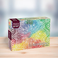 YAZZ Puzzle Kvetinová mandala 1000 dielikov