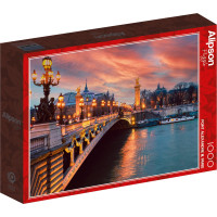 ALIPSON Puzzle Most Alexandra III, Paríž 1000 dielikov