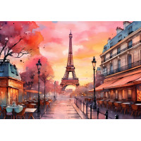 BLUEBIRD Puzzle Paríž et la Grande Dame 1000 dielikov