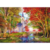 SCHMIDT Puzzle Jesenná kaplnka 1000 dielikov