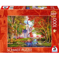 SCHMIDT Puzzle Jesenná kaplnka 1000 dielikov
