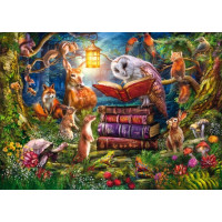 SCHMIDT Puzzle Rozprávky na dobrú noc v lese 1000 dielikov