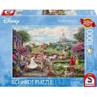 SCHMIDT Puzzle Popoluška: Šťastne až naveky 1000 dielikov