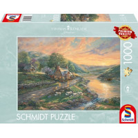 SCHMIDT Puzzle Svitanie v Emerald Valley 1000 dielikov