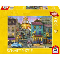 SCHMIDT Puzzle Ulica Paríža 1000 dielikov