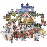 CLEMENTONI Puzzle Vianočné trhy 1500 dielikov
