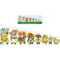 DJECO Puzzle Veľkí a malí na farme 16 dielikov