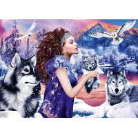 BLUEBIRD Puzzle Vlčia kráľovná 1000 dielikov