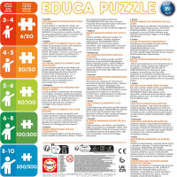 EDUCA Puzzle Outside,Inside Výletná loď 2x100 dielikov
