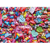 ALIPSON Puzzle Zamilované visiace zámky 1000 dielikov