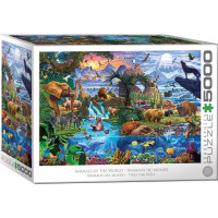 EUROGRAPHICS Puzzle Zvieratá sveta 5000 dielikov