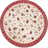 Kusový koberec Villeroy & Boch Toy&#39;s delight so strihaným vlasom 106217 Red, Multicolor kruh