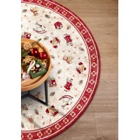Kusový koberec Villeroy & Boch Toy&#39;s delight so strihaným vlasom 106217 Red, Multicolor kruh