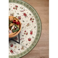 Kusový koberec Villeroy & Boch Toy&#39;s delight so strihaným vlasom 106218 Green, Multicolor kruh