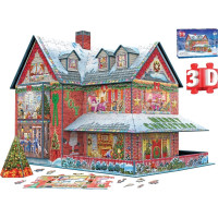 EUROGRAPHICS 3D puzzle Vianočná chalúpka 1100 dielikov