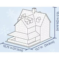 EUROGRAPHICS 3D puzzle Vianočná chalúpka 1100 dielikov