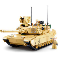 Sluban Model Bricks M38-B0892 Bojový tank M1A2 Abrams