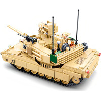 Sluban Model Bricks M38-B0892 Bojový tank M1A2 Abrams