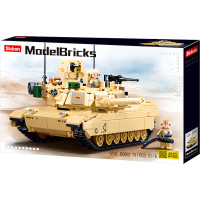 Sluban Model Bricks M38-B0892 Bojový tank M1A2 Abrams