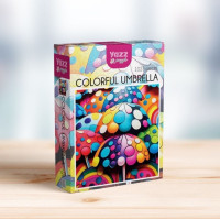 YAZZ Štvorcové puzzle Farebné dáždniky 1023 dielikov