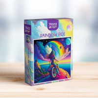 YAZZ Štvorcové puzzle Dúhová jazda 1023 dielikov