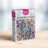 YAZZ Štvorcové puzzle Geometrická mandala 1023 dielikov