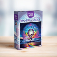 YAZZ Štvorcové puzzle Tanečná mandala 1023 dielikov