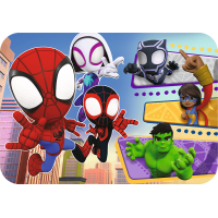 TREFL Drevené puzzle Spidey a jeho úžasní priatelia 24 dielikov