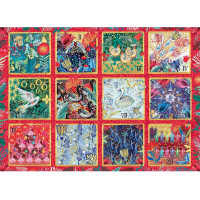 GIBSONS Puzzle 12 dní do Vianoc 1000 dielikov