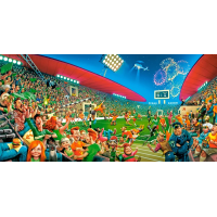 CASTORLAND Puzzle Art Collection: Futbalové majstrovstvá 4000 dielikov