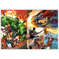 TREFL Puzzle Avengers: Heorické dni 4x250 dielikov