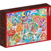 ALIPSON Puzzle Farebná noc v Cookietowne 1500 dielikov