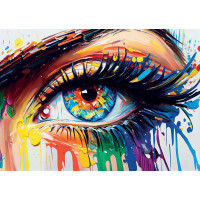 YAZZ Puzzle Farebné oko 1000 dielikov YAZZ Puzzle Farebné oko 1000 dielikov